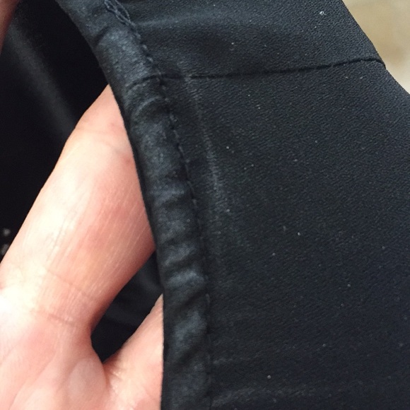 BB Dakota black shift dress with lace yoke, M - Picture 8 of 8